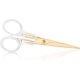 thumbnail image 1 of Elegantes tijeras multiusos en acrílico dorado de primera calidad y acero inoxidable para oficina, hogar, escuela y manualidades (16,5 cm), 1 of 5