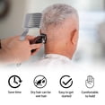 thumbnail image 3 of Peine de peluquero para hombre, peine de tijeras de posicionamiento curvo, 3 of 5