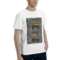 thumbnail image 2 of Bingfone Construction Machines Men'S Loose Fit Short-Sleeve Pocket T-Shirt, 2 of 7