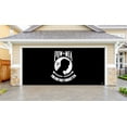 thumbnail image 2 of Showdown Displays 7' x 16' Black and White Prisoner of War Double Car Garage Door Banner, 2 of 2