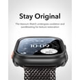 thumbnail image 2 of ESR Case & Screen Protector Set Compatible with Apple Watch Ultra 3 /Ultra 2 /Ultra 49mm (2025), Military‑Grade Aluminum Alloy Frame & 2‑Pack Tempered Glass, Black, 2 of 9