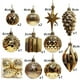 thumbnail image 4 of 12pcs/Box Set Christmas Tree Hanging Irregular Balls Pendant Home Xmas Party Supplies Decorations Colorful Drop Ornaments, 4 of 4