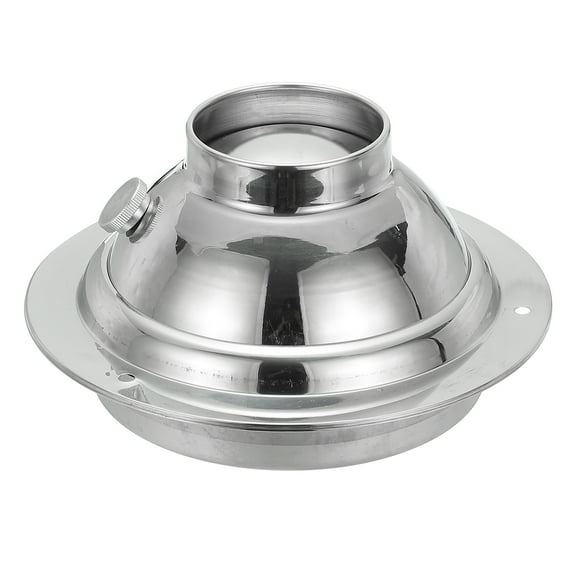 Uxcell 6.3 Inch Round Air Vent, Adjustable Ball Jet Nozzle Diffuser Ceiling Diffuser Vent Cover ABS Soffit Vent