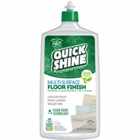 Zyler - Quick Shine Multi-Surface Floor Finish, Easy To Use, Cleaner & Polish, 27 Fl Oz