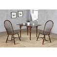 thumbnail image 2 of Pemberly Row Windsor Solid Wood Dining Chairs in Chestnut (Set of 2), 2 of 5