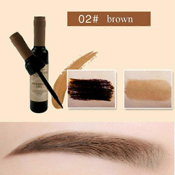Eyebrow Gel Tint Henna Dye Brow Definer Waterproof Long Lasting Brush Women Girl