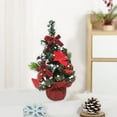 thumbnail image 5 of Qocolhg Outdoor Indoor Christmas Decorations Clearance, Christmas Decor 7.9inch Small Christmas Tree Ornament Mini Christmas Tree Christmas Decor Scene Setting For Living Room Desk Bedroom Ornaments, 5 of 6