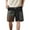 Black, variant on Men's Loose Casual Patchwork Color Straight Through Five Quarter Pants Breathable Comfortable for Spring Summer Outdoor and Beach Wear
