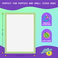 thumbnail image 3 of Pogi's Dog Training Pads with Adhesive Sticky Tabs (20-Count) (18x24in) - Absorbent Puppy Pads, Earth-Friendly Dog Pads, Plant-Based Puppy Pee Pads for Dogs, Cats, and Small Animals - Puppy Supplies, 3 of 6