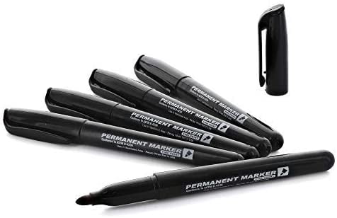 mini sharpie markers black