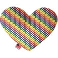 thumbnail image 4 of Pet and Dog Plush Heart or Bone Toy, "Rainbow Pride Group" (Available in different sizes, and 7 different pattern options!), 4 of 10