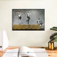 thumbnail image 3 of Elephant Stock Ballroom Dancers Wall Art - Horizontal Canvas Wall Art - Living Room Wall Decor - Dance Canvas - Gray And Yellow Decor - 12" x 8", 3 of 8