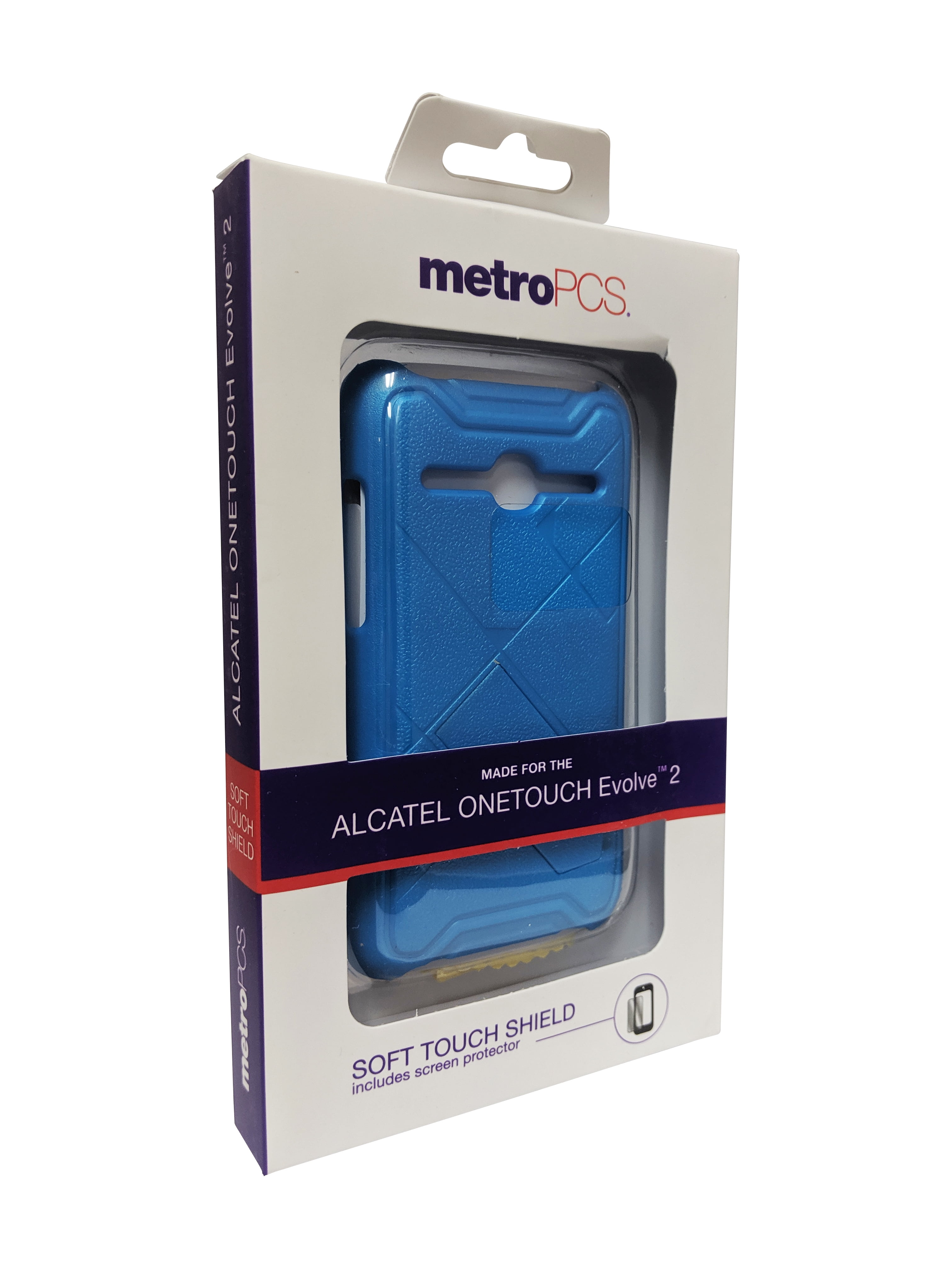 Metro PCS Soft Touch Case for Alcatel Evolve 2 Blue