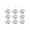 Silver-3C Home Decor, variant on JJV Hanging Reflective Wind Chime Outdoor Garden Screw Wind Chime Noisemaker Rotating Motion To Protection Fruit Trees Yard Avoid Birds From Causing Damage Bedroom Decor