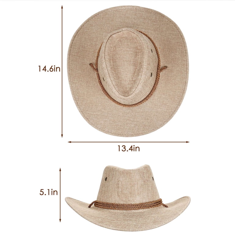 Gustave Cowboy Hat for Men Women Classic Western Cowgirl Hat  display picture 2