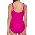 thumbnail image 4 of DKNY Women's 2 Piece Ruffled Tankini Swimsuit (Pink, S), 4 of 5