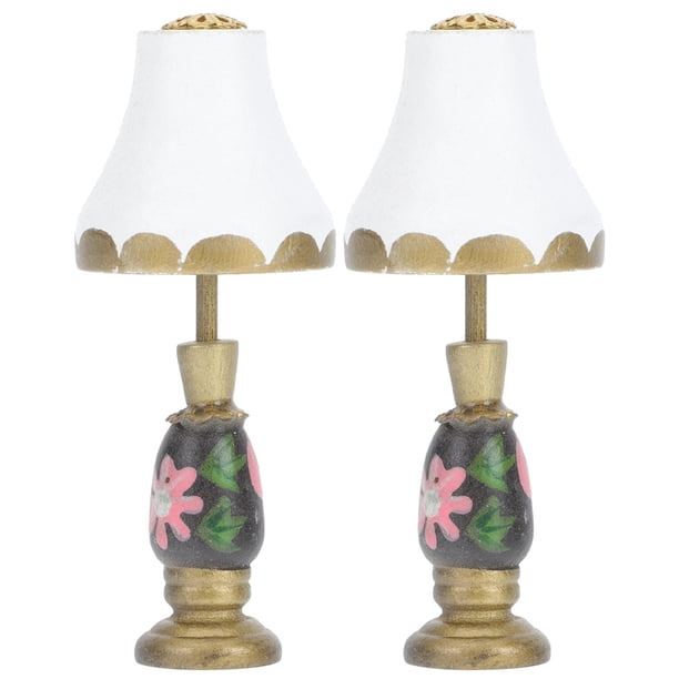2 piezas de lámparas en miniatura mini lámparas creativas mini luces decorativas luces micro para bricolaje