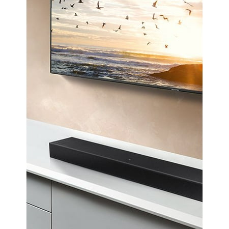 Samsung - 2.0-Channel Soundbar with Built-in Subwoofer and Dolby Audio - Black