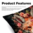 thumbnail image 2 of Floral Animal Throw Pillow Covers Set of 2 for Chair Pillow Covers for Various Occasions - 16x16, 18x18, 20x20 Inches - Decorative Pillows Covers with Unique Patterns, 2 of 6