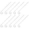 thumbnail image 2 of Pawsdot 10Pcs Silver Shepherd Hooks for Garden Plants Metal Weather Resistant Rods, 2 of 7