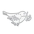 thumbnail image 1 of Embossing Mold Carbon Steel Bird carbon steel embossing Shaped Stencil Card Making Die DIY Paper Craft Scrapbooking Tool, 1 of 8