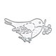 thumbnail image 2 of Billuyoard Molde de relieve con forma de pájaro, plantilla para hacer tarjetas, troquel para manualidades de papel para manualidades, herramienta Artesanía, 2 of 6