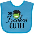 thumbnail image 3 of Inktastic Halloween So Franken Cute Boys or Girls Baby Bib, 3 of 4