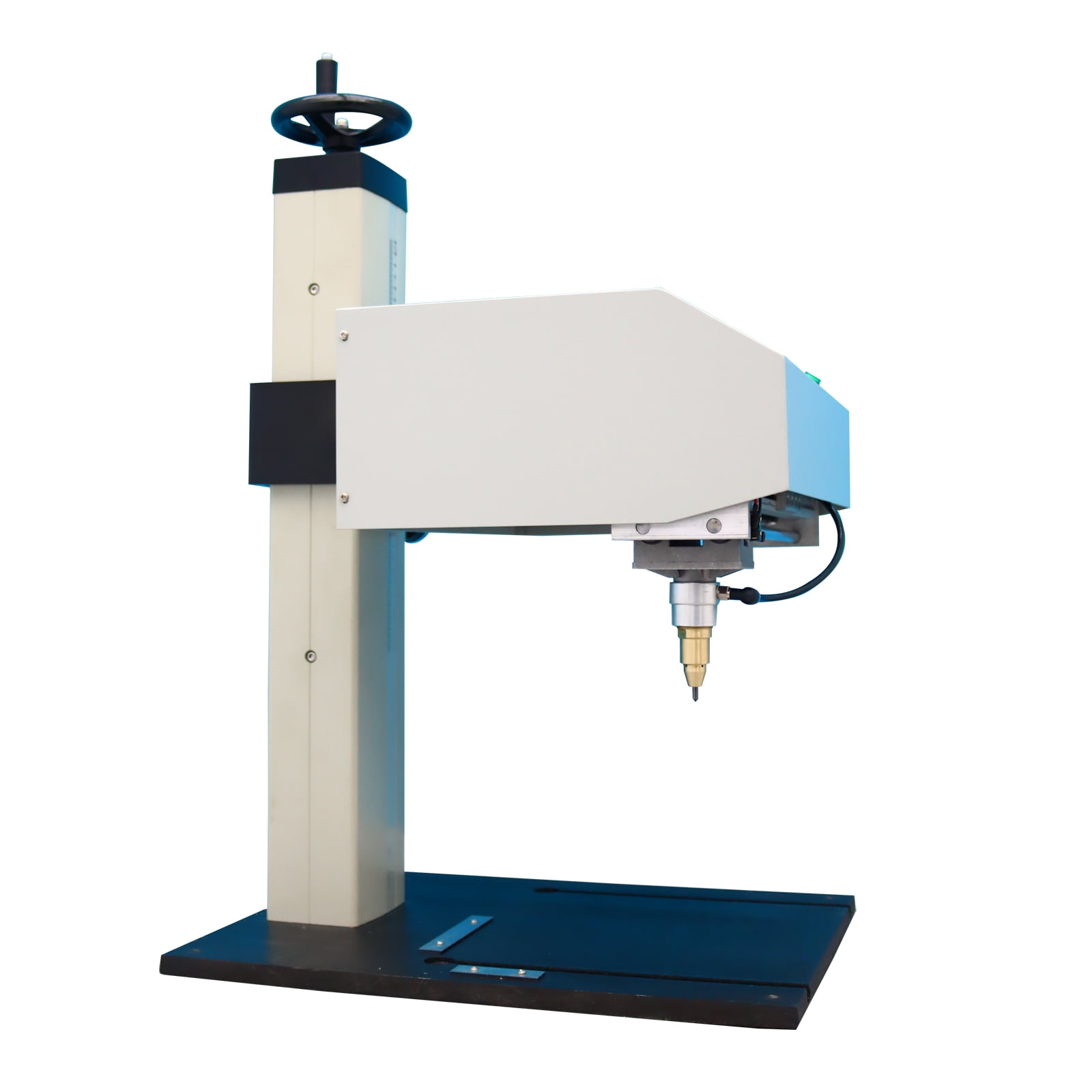 EQCOTWEA Pneumatic Marking Machine Pneumatic Dot Peen Engraver Machine with 12 x 8 Inch Marking Size for Metal Parts Stainless Steel Signs 110V
