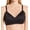 Black, variant on Women's Warner's RN2231A No Side Effects Wirefree Lift Bra (Blush L)