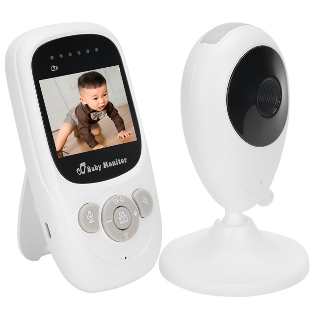 Monitor De Bebé, Audio Bidireccional 5M Visión Nocturna 100M Monitor De Video Inalámbrico De Largo Alcance Con Canciones De Cuna Para Niños Para Niñera Ancianos Para Bebé YLSHRF Enchufe de EE. UU.