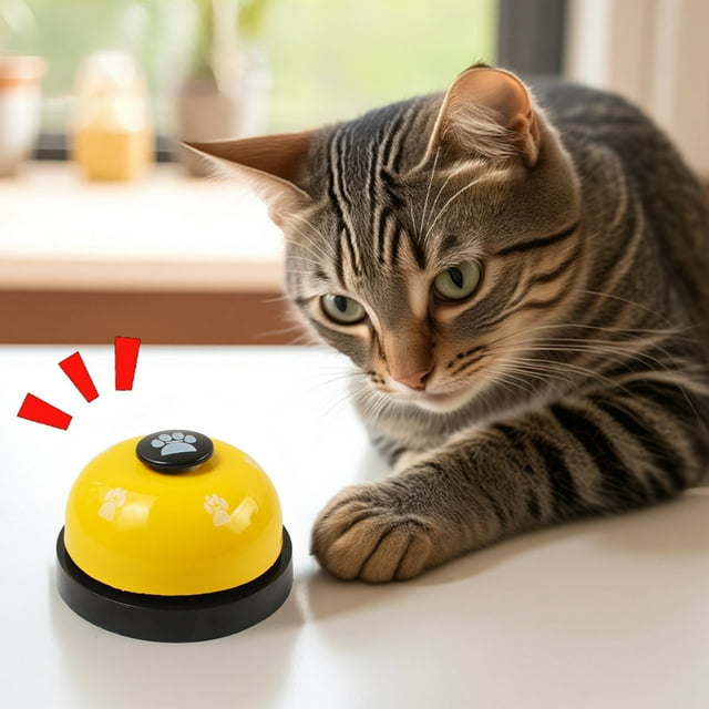 Uklsqma Pet Pressing Dog Training Button | Interactive Paw Press Device for Dogs and Cats | Toilet Reminder Meal Ordering Behavioral Training Tool with Non-Slip Base | Colorful Durable Plastic to