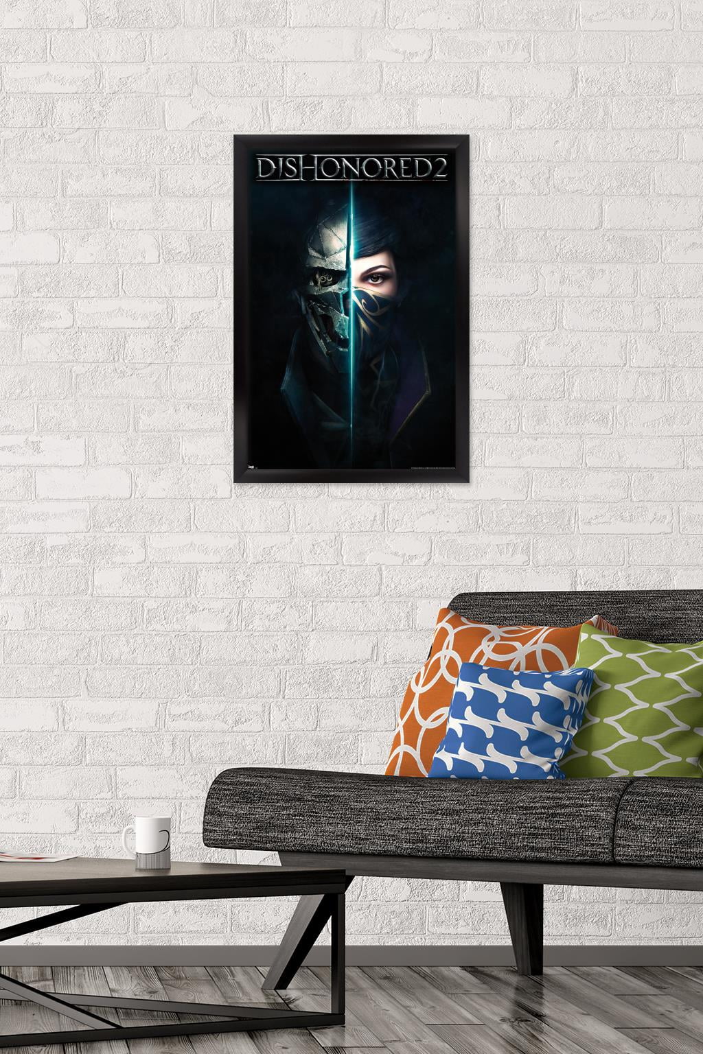 Dishonored 2 - Shadows Wall Poster, 14.725" x 22.375" Framed