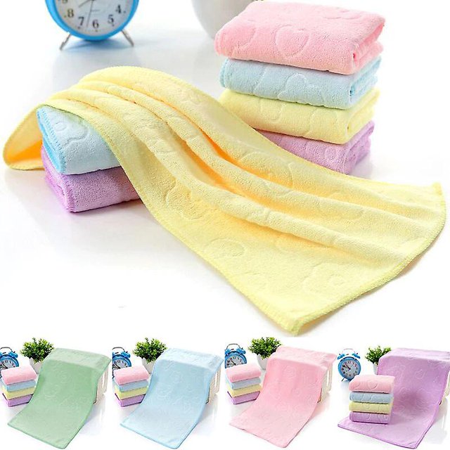 Toalla de playa de Color sólido de secado rápido de fibra 35*75, remolque de baño con estampado absorbente de oso de dibujos animados de microfibra ShuxiuWang 8390613626509