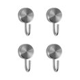 thumbnail image 1 of 4 ganchos magnéticos sin perforar de acero inoxidable, ganchos magnéticos con ventosa para estantes de cocina, ganchos de pared con ventosa, ganchos magnéticos, 1 of 5