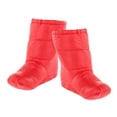 thumbnail image 5 of Waterproof Down Slippers, Cozy Camping Tent , Socks, with ,Skid Shoes Booties for Backpacking Home Women & XL, Standard red XL, 5 of 10