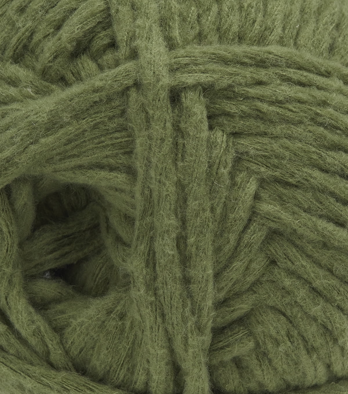 Big Twist Hush 4 Pack Bulky Polyester Yarn, Olive, 219 yd, 10.5 oz