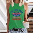 thumbnail image 2 of Ruyang American Flag Star Baseball Casual Tank USA Stripes Sleeveless Vest Casual Summer Vacation Funny Print Letter Vest, 2 of 4