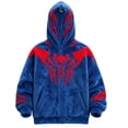 thumbnail image 2 of Mens Hoodies Unisex Novelty Superhero Mask Hoodie Full Zip Up Face Cover Sweatshirt Casual Fleece Costume, 2 of 4