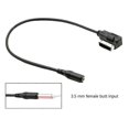 thumbnail image 4 of AMI to AUX 3.5mm Car Radio Stereo Music Aux Cable Adapter For W212 S212 W218, 4 of 5