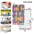 thumbnail image 6 of Yayeee 2 Pack Hand Towels for Bathroom 100% Cotton 16" x 28" Soft Absorbent Kitchen Towel, Blue Jam, 6 of 7