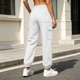 thumbnail image 5 of YABCSAZ Sweatpants for Women, Baggy Joggers Lounge Cargo Sweat Pants with Pockets, Cotton High Waisted Drawstring Casual Comfy Fall Athletic Joggers for Workout Gym, 5 of 5