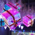 thumbnail image 4 of ¡Ofertas Únicas!, Cajas de regalo de Navidad Sala de estar Dormitorio Patio delantero y trasero Decoración de fiesta Arreglo Colocación al aire libre Cajas de regalo de Navidad Akmoler, 4 of 7