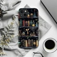 thumbnail image 6 of Witchy Bookshelf Phone Case for iPhone 16 15 14 13 12 11 Pro Max, Mini & Plus – Gothic Magic Aesthetic with Skulls, Potions & Candles Phone Cover, 6 of 6