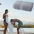 thumbnail image 3 of Wearable Bath Towel Cape Soft Highly Absorbent Quick Drying Comfortable Unisex Bathrobe for Relaxation, 3 of 3