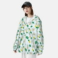 thumbnail image 4 of Picia Pineapple Women's Men's UPF 50+ Sun Protection Hoodie Shirt Long Sleeve SPF Fishing Outdoor UV Hiking Lightweight Shirts-X-Large, 4 of 9