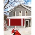 thumbnail image 5 of Christmas Garage Door Banner Cover 6 x 13 ft, Christmas Red Stripe Christmas Garage Door Decorations Holiday Christmas Backdrop Decor for Winter New Year Xmas Party, 5 of 6