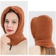 thumbnail image 4 of Gorro De Punto De Invierno, Conjunto De Bufanda, Gorro, Bufanda Con Cremallera, Orejeras, Gorros De Esquí Con Forro Polar, Gorro Térmico A Prueba De Viento, Calentador De Cuello Para Esquí Y Ciclismo sonducket AP008196-03, 4 of 4