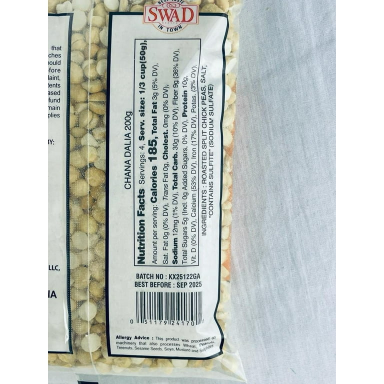 SWAD Chana Dalia - 200g (7oz) - Walmart.com