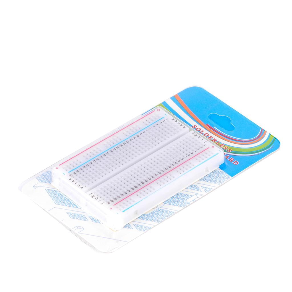 jiaping 6x1PC Mini DIY Solderless 400 Contact Points Breadboard Available Test Develop