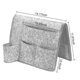 thumbnail image 1 of Bedside Hanging Storage Pocket For Phone Remote Control Water Bottle Felt Organizer, 1 of 4